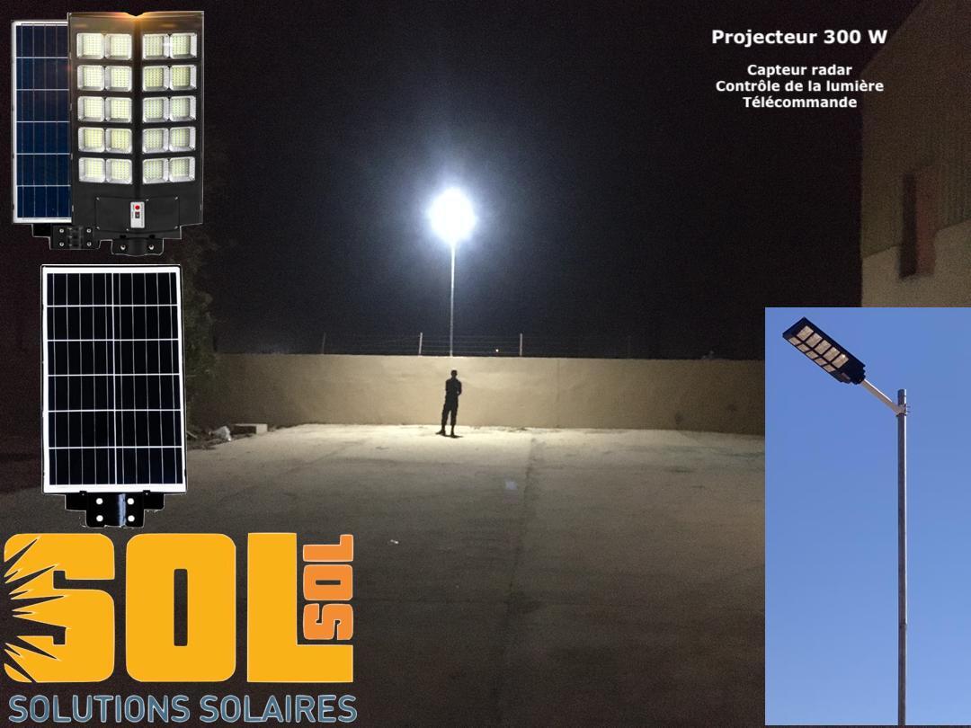 Projecteurs solaires 300 W
